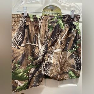 Real Tree Camo Swim Shorts Trunks Pockets Drawstring Mens Sz XL